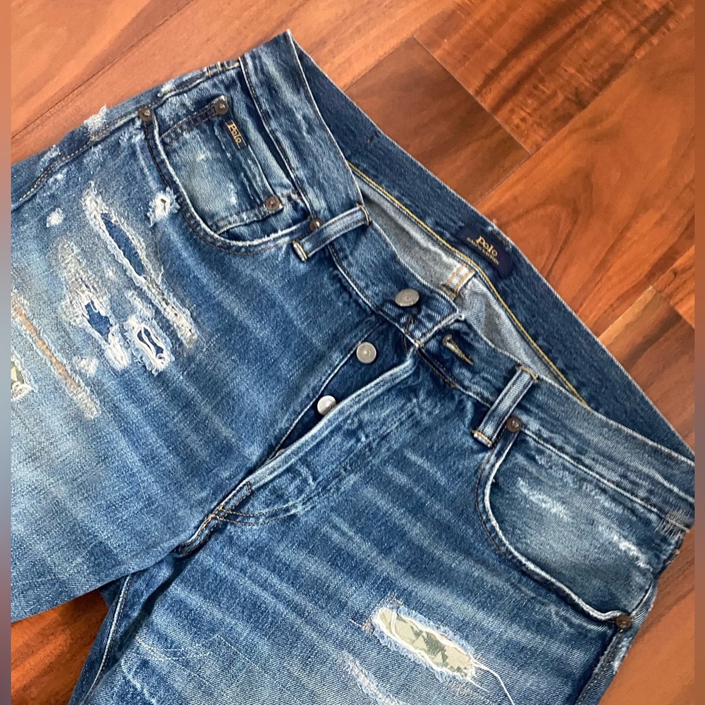 Ralph Lauren Aztec Patchwork Jeans - image 4